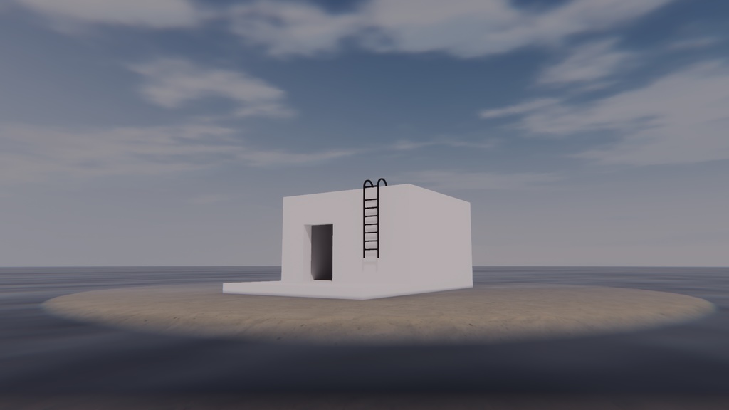 【VRChat想定】white.3【ワールドアセット】