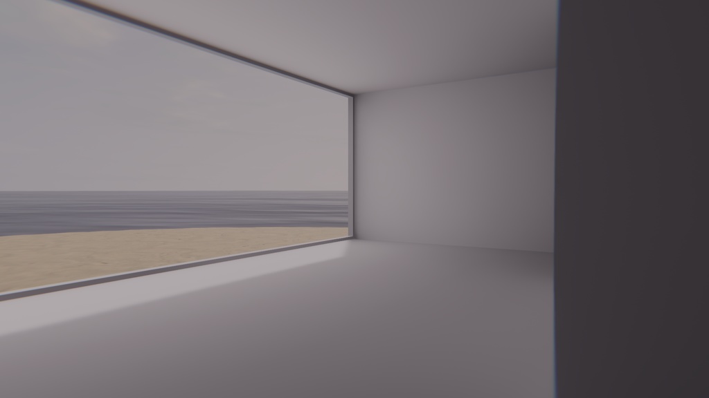 【VRChat想定】white.4【ワールドアセット】