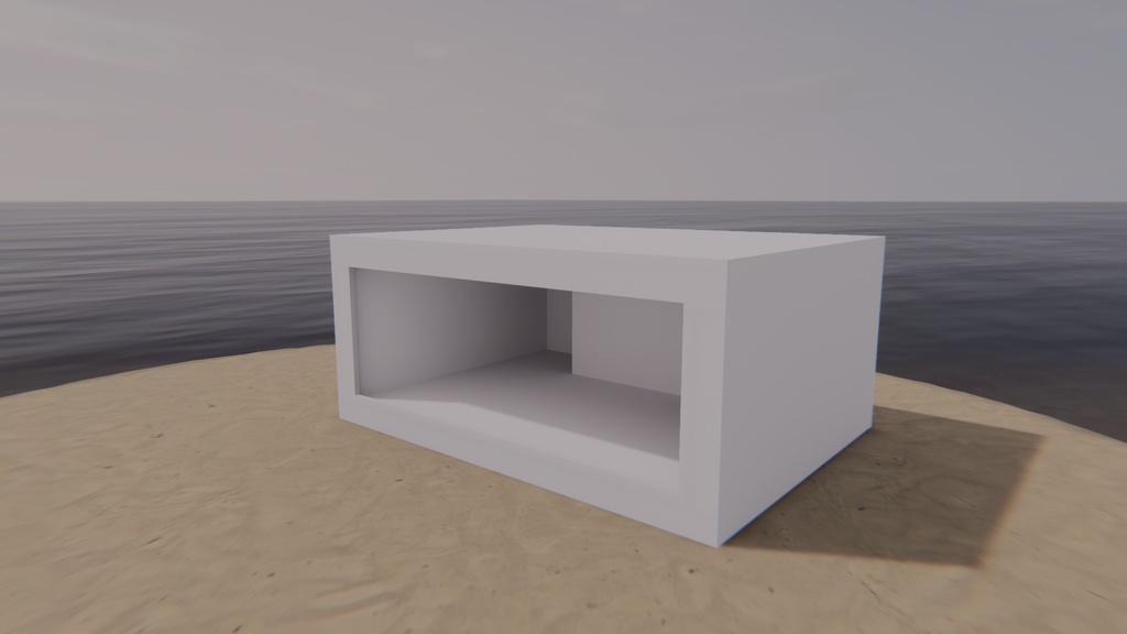 【VRChat想定】white.4【ワールドアセット】