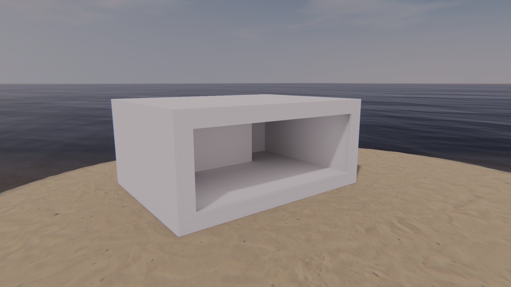 【VRChat想定】white.4【ワールドアセット】