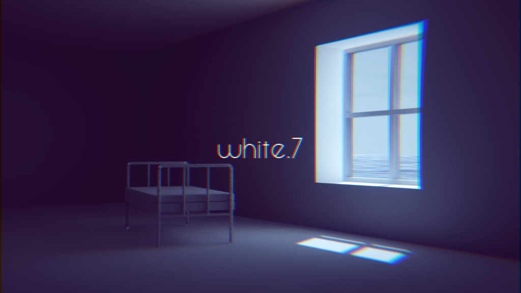 【VRChat想定】white.7【ワールドアセット】
