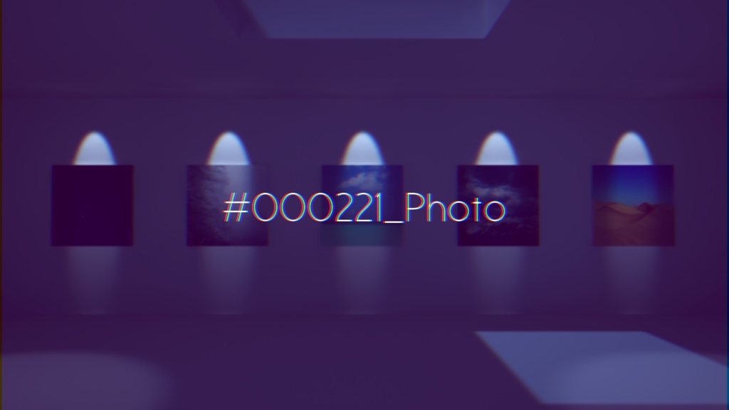 【VRChat想定】#000221_Photo【ワールドアセット】