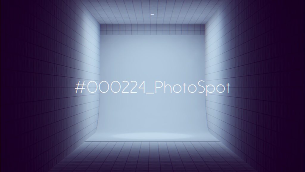 【VRChat想定】#000224_PhotoSpot(Subject)【ワールドアセット】