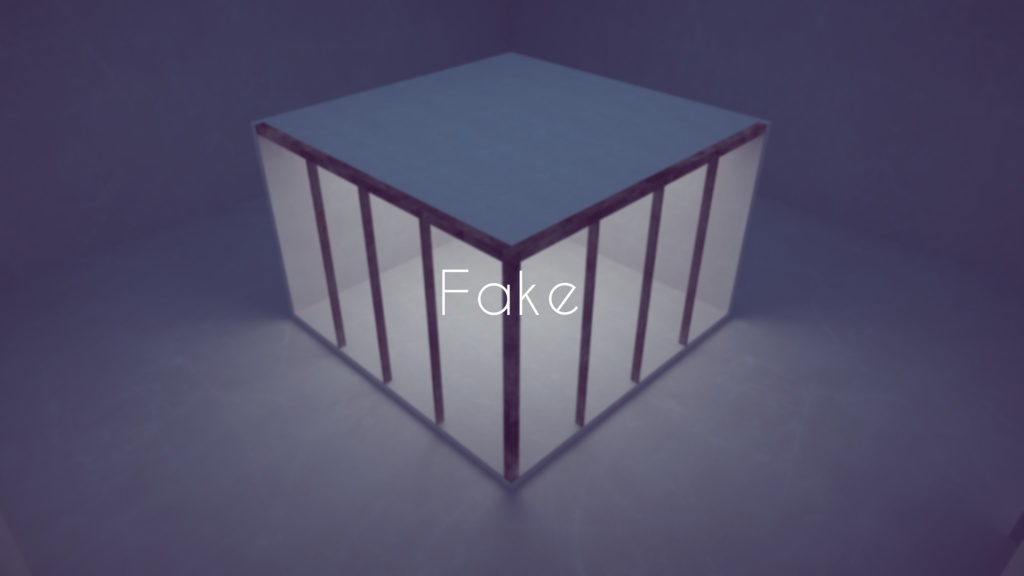 【標準ベイク・Bakery両対応】【VRChat想定】Fake【ワールドアセット】