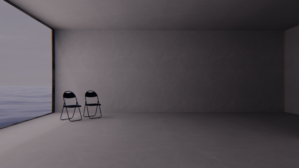 【VRChat想定】white.2.Rebuild【ワールドアセット】