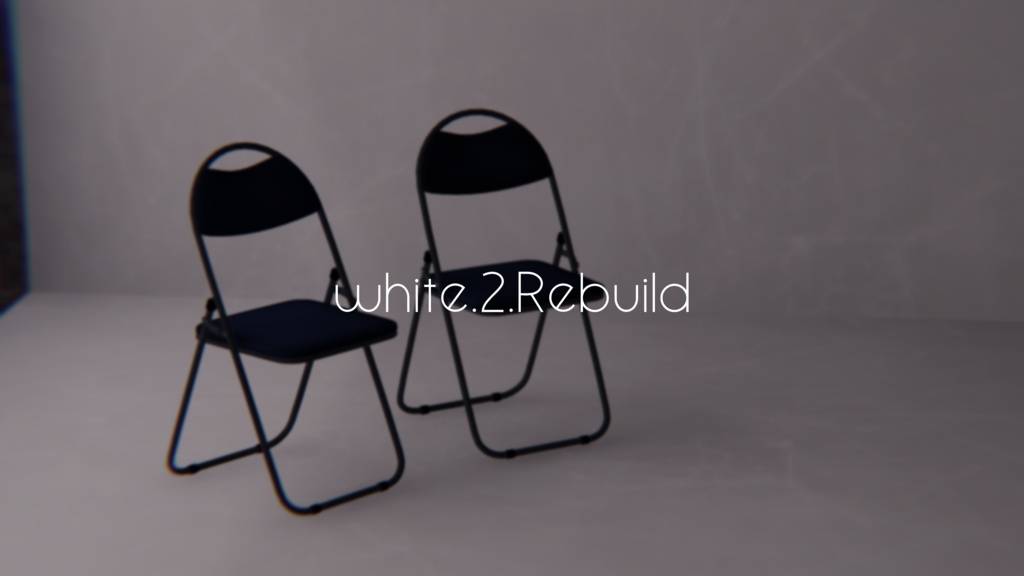 【VRChat想定】white.2.Rebuild【ワールドアセット】