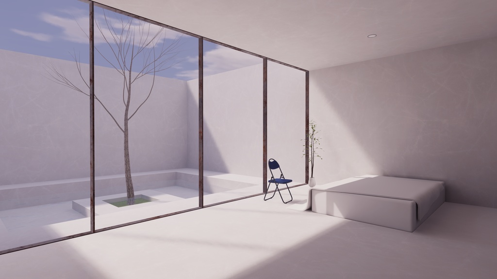 【VRChat想定】Room318【ワールドアセット】