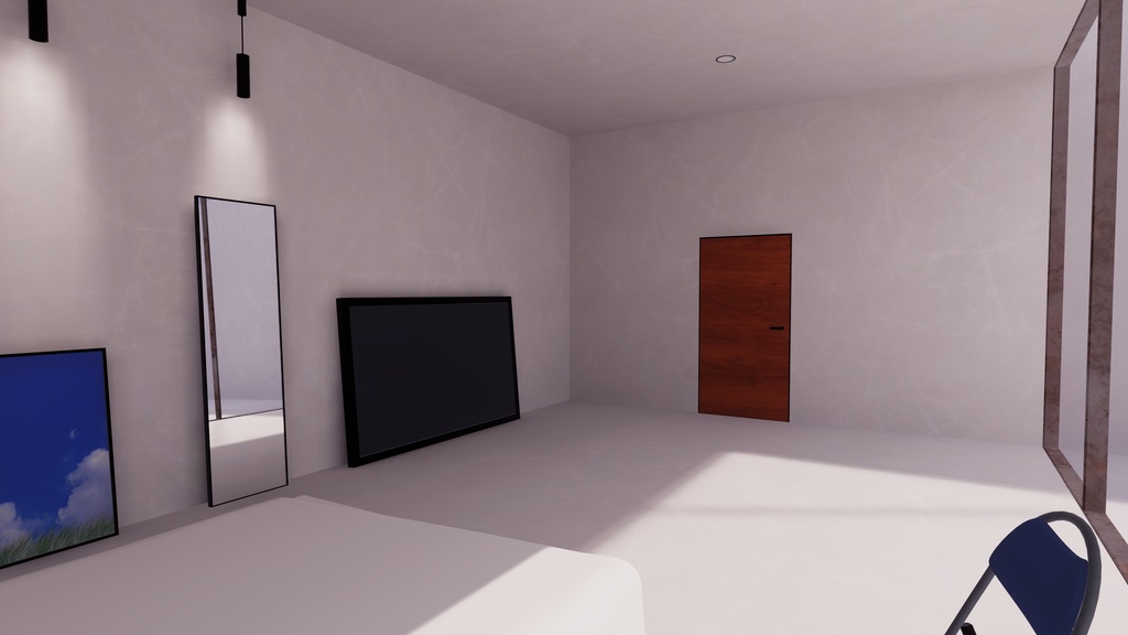 【VRChat想定】Room318【ワールドアセット】