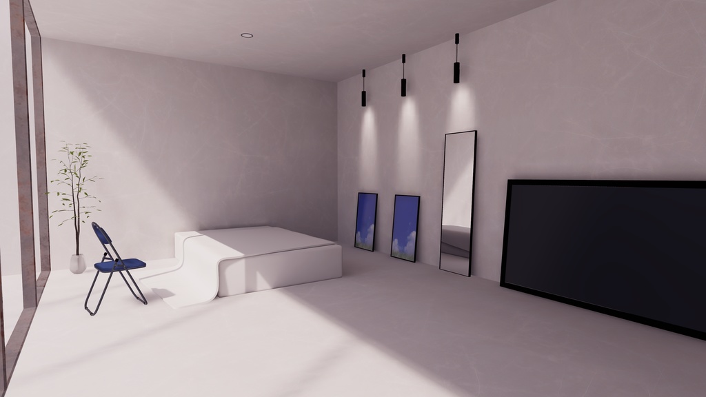 【VRChat想定】Room318【ワールドアセット】