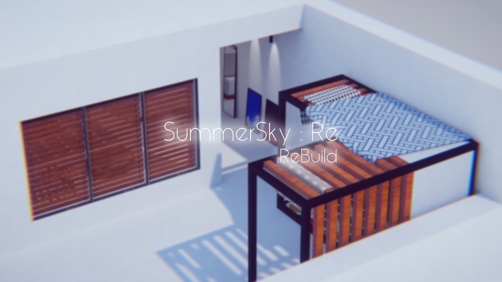 【3/8まで半額セール中！】【VRChat想定】SummerSky : Re.ReBuild【ワールドアセット】