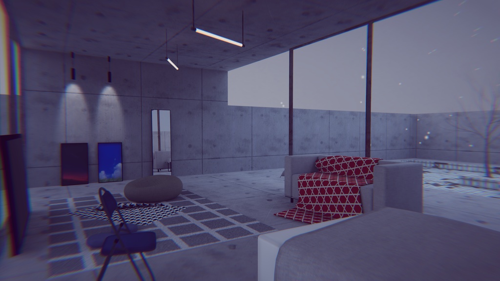 【VRChat想定】Cold【ワールドアセット】