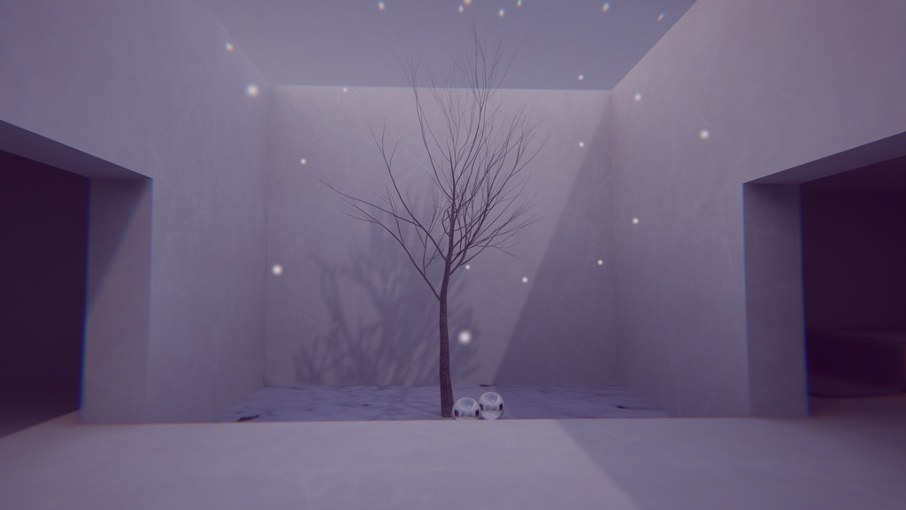 【VRChat想定】WinterMonolith【ワールドアセット】