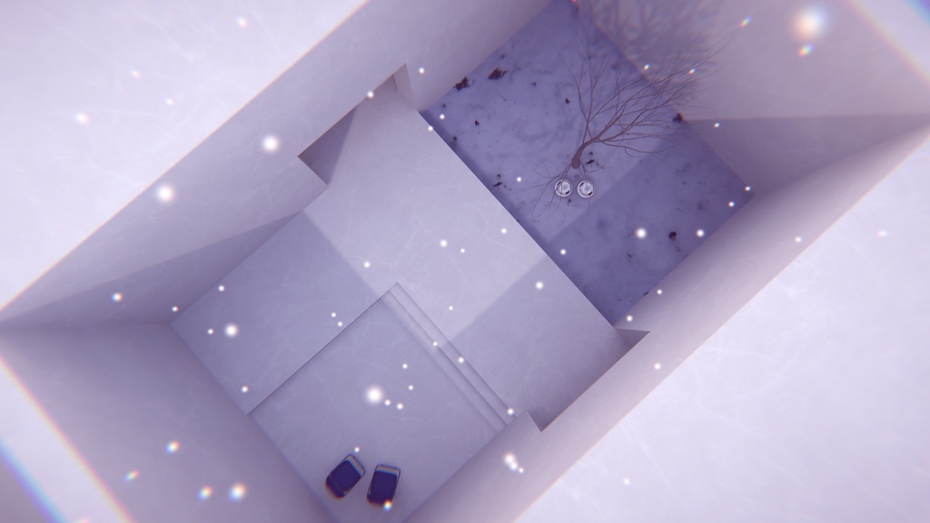 【VRChat想定】WinterMonolith【ワールドアセット】