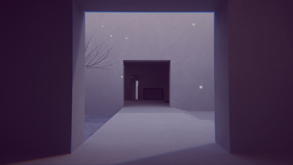 【VRChat想定】WinterMonolith【ワールドアセット】