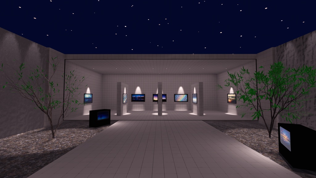 【VRChat想定】Photogallery -Variant-【ワールドアセット】