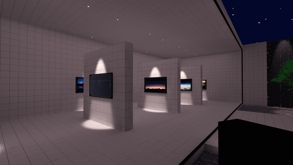 【VRChat想定】Photogallery -Variant-【ワールドアセット】