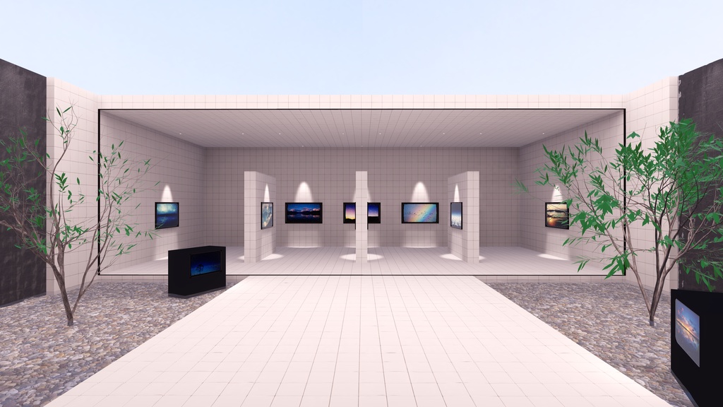 【VRChat想定】Photogallery -Variant-【ワールドアセット】