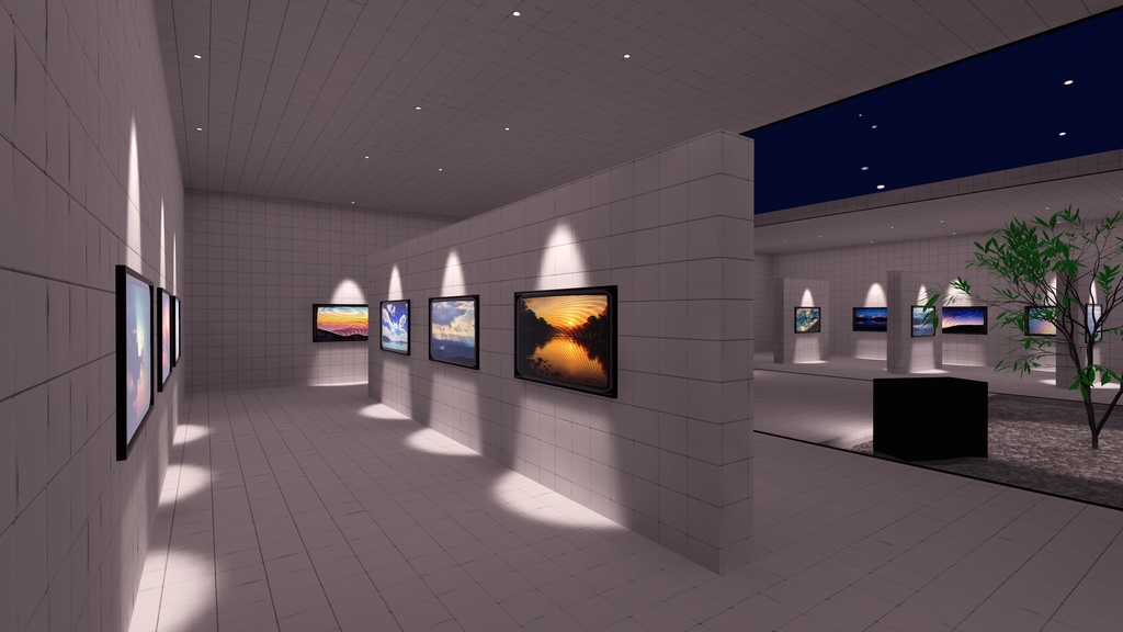 【VRChat想定】Photogallery -Variant-【ワールドアセット】