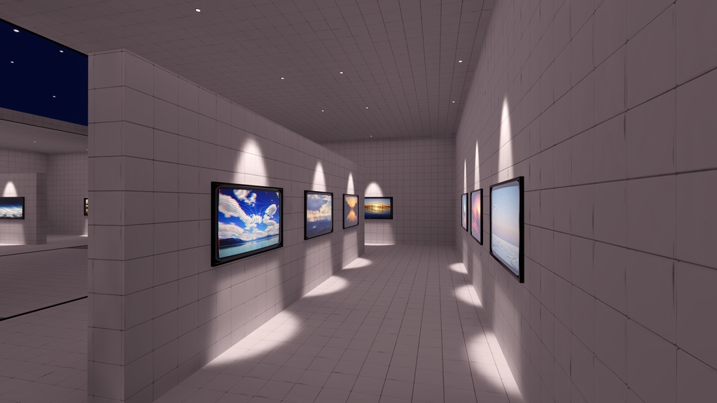 【VRChat想定】Photogallery -Variant-【ワールドアセット】