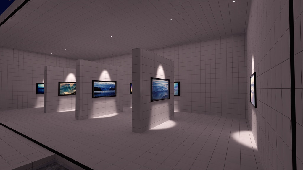 【VRChat想定】Photogallery -Variant-【ワールドアセット】