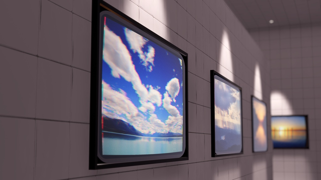 【VRChat想定】Photogallery -Variant-【ワールドアセット】