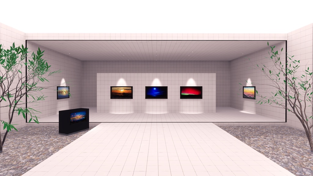 【VRChat想定】Photogallery -Variant-【ワールドアセット】