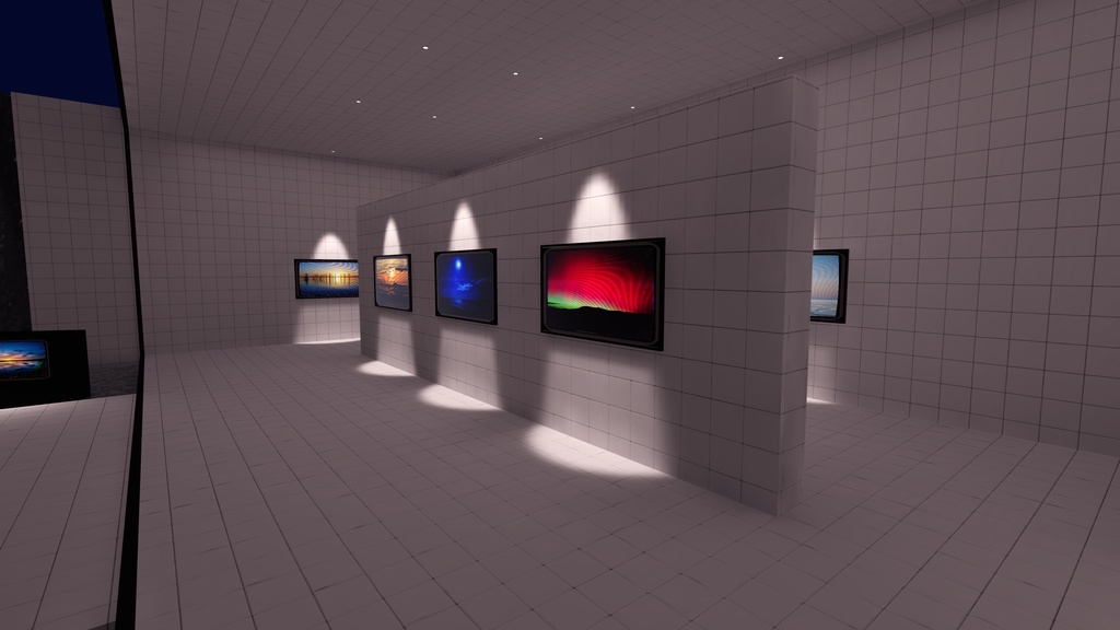 【VRChat想定】Photogallery -Variant-【ワールドアセット】