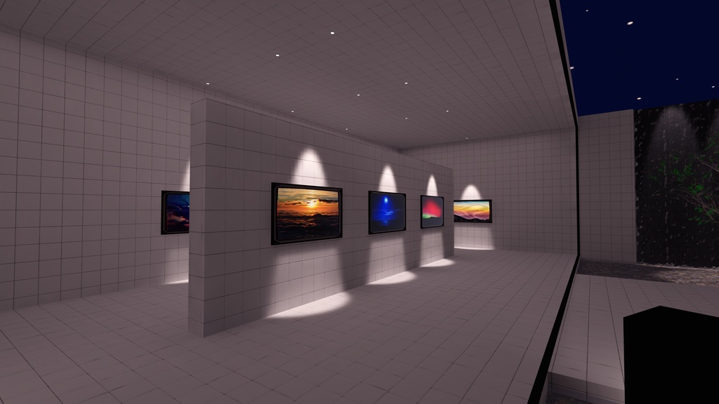 【VRChat想定】Photogallery -Variant-【ワールドアセット】