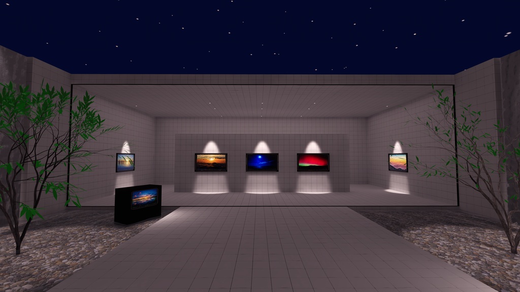 【VRChat想定】Photogallery -Variant-【ワールドアセット】