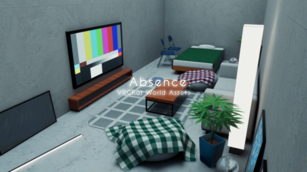 【VRChat想定】Absence.【ワールドアセット】