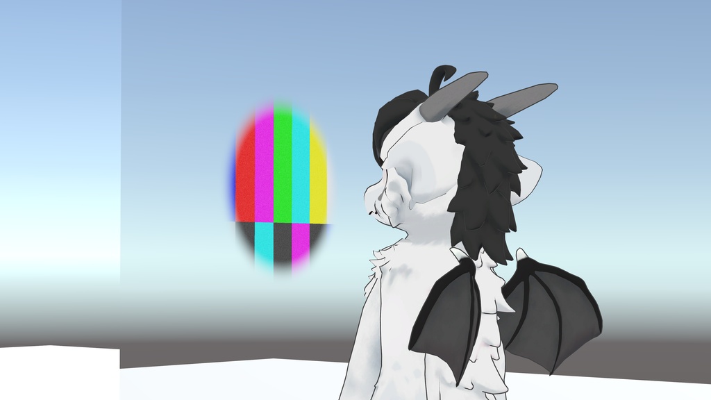ミラーに写る顔を隠すワールドギミック【VRChat想定】