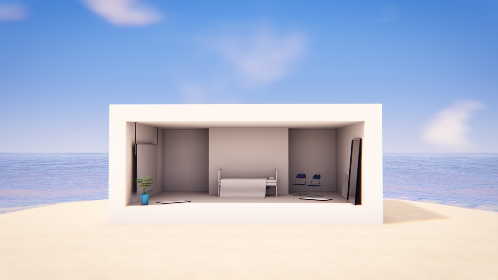 【VRChat想定】white.4.reborn【ワールドアセット】