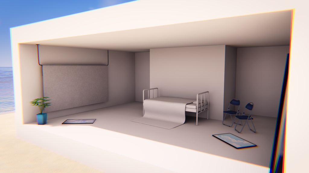 【VRChat想定】white.4.reborn【ワールドアセット】