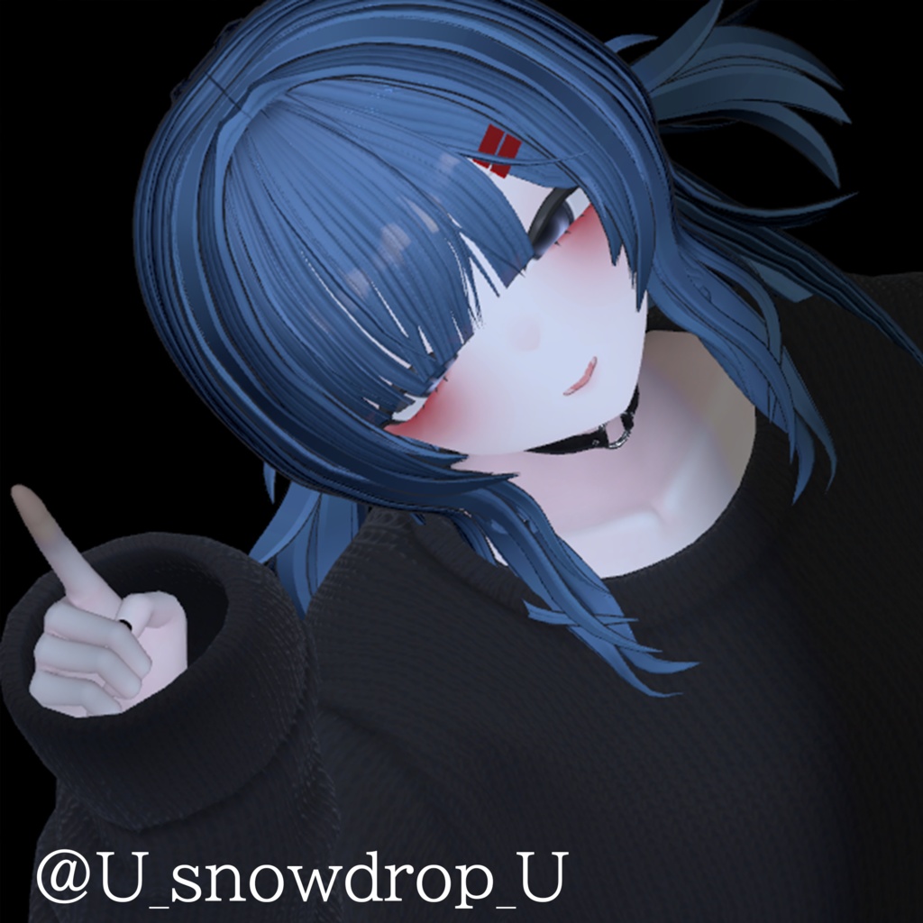 【複数アバター対応】サブカルツインヘアー【VRChat】