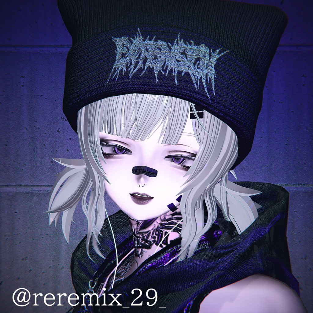 【複数アバター対応】サブカルツインヘアー【VRChat】