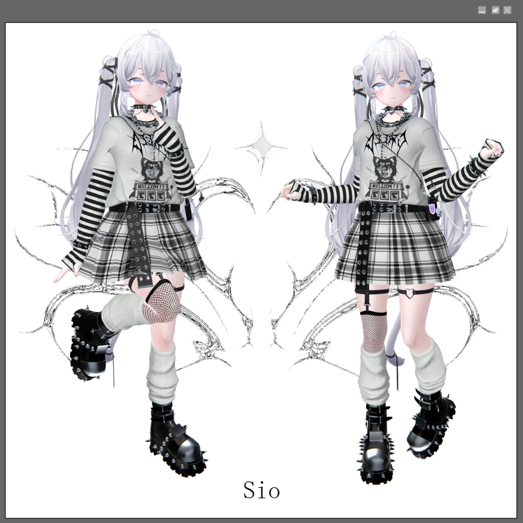 【複数アバター対応】SubcalPunk☆Tokyo【VRChat】