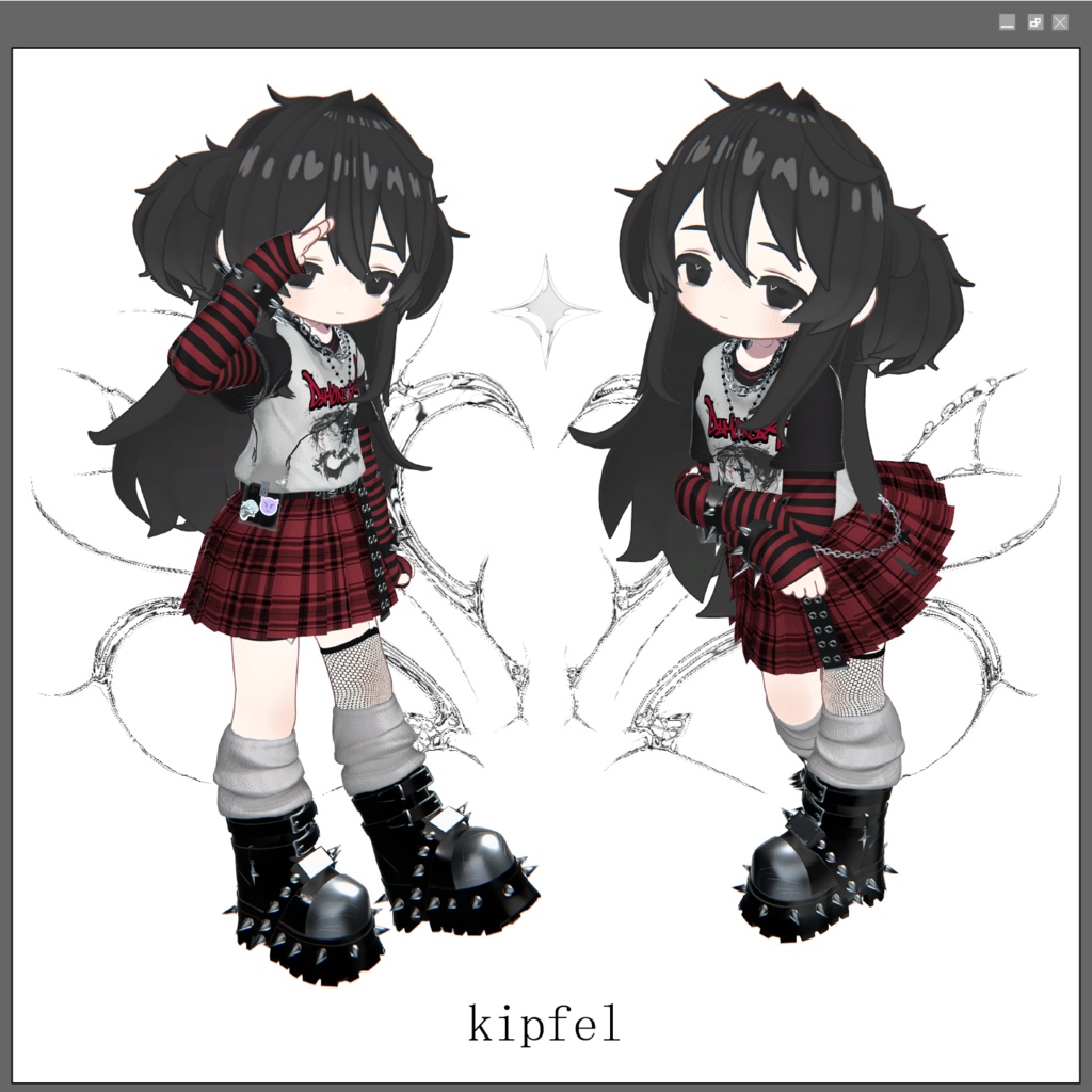 【複数アバター対応】SubcalPunk☆Tokyo【VRChat】