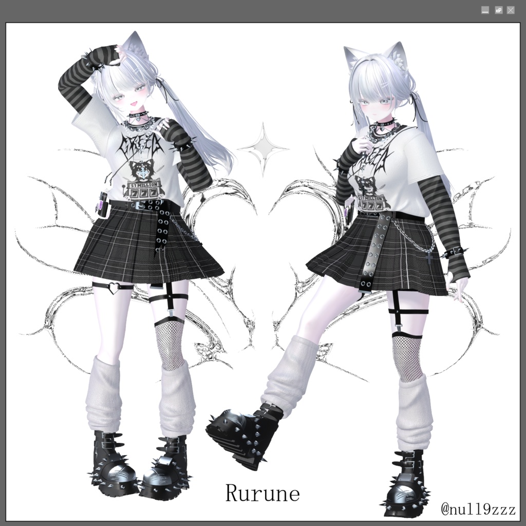 【複数アバター対応】SubcalPunk☆Tokyo【VRChat】