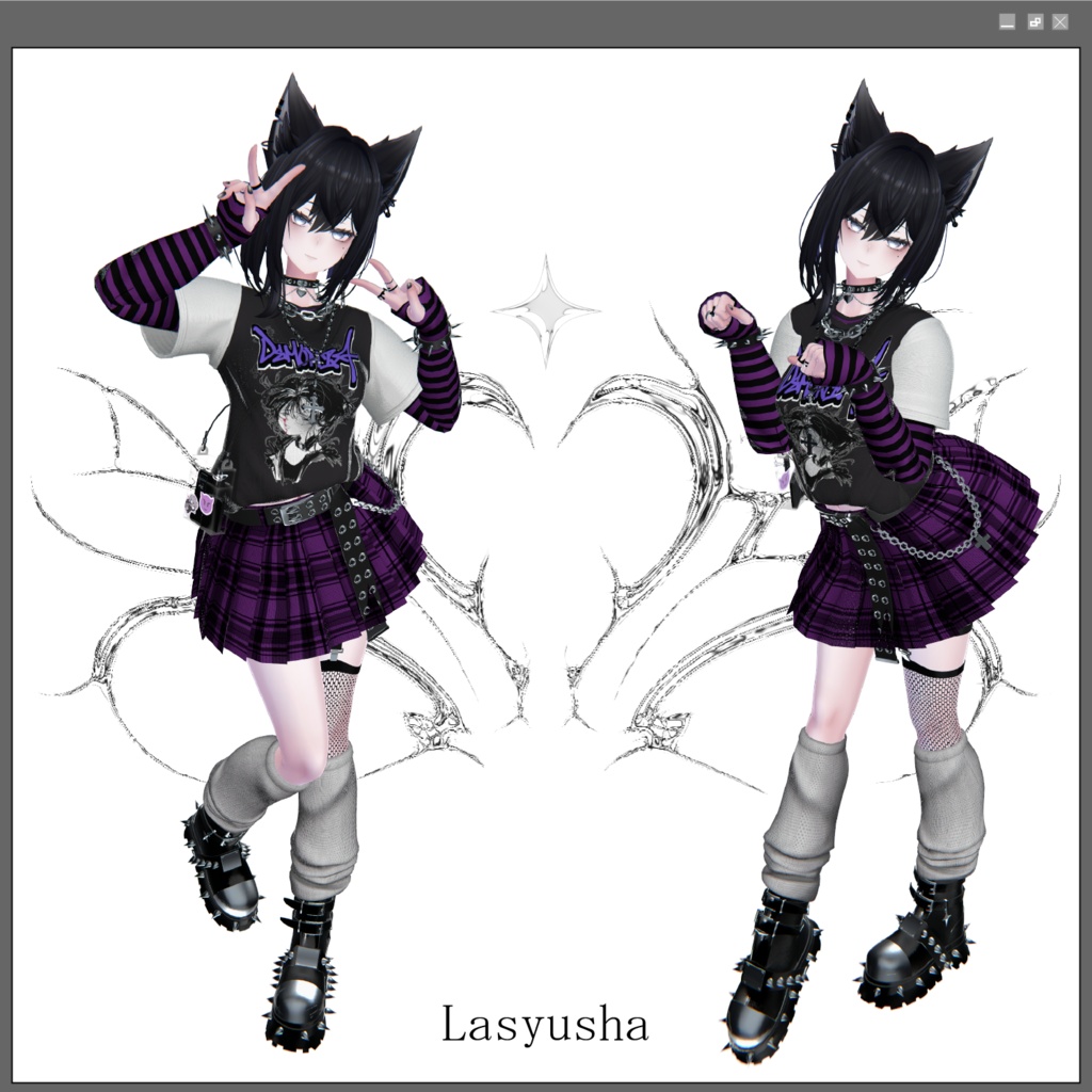 【複数アバター対応】SubcalPunk☆Tokyo【VRChat】