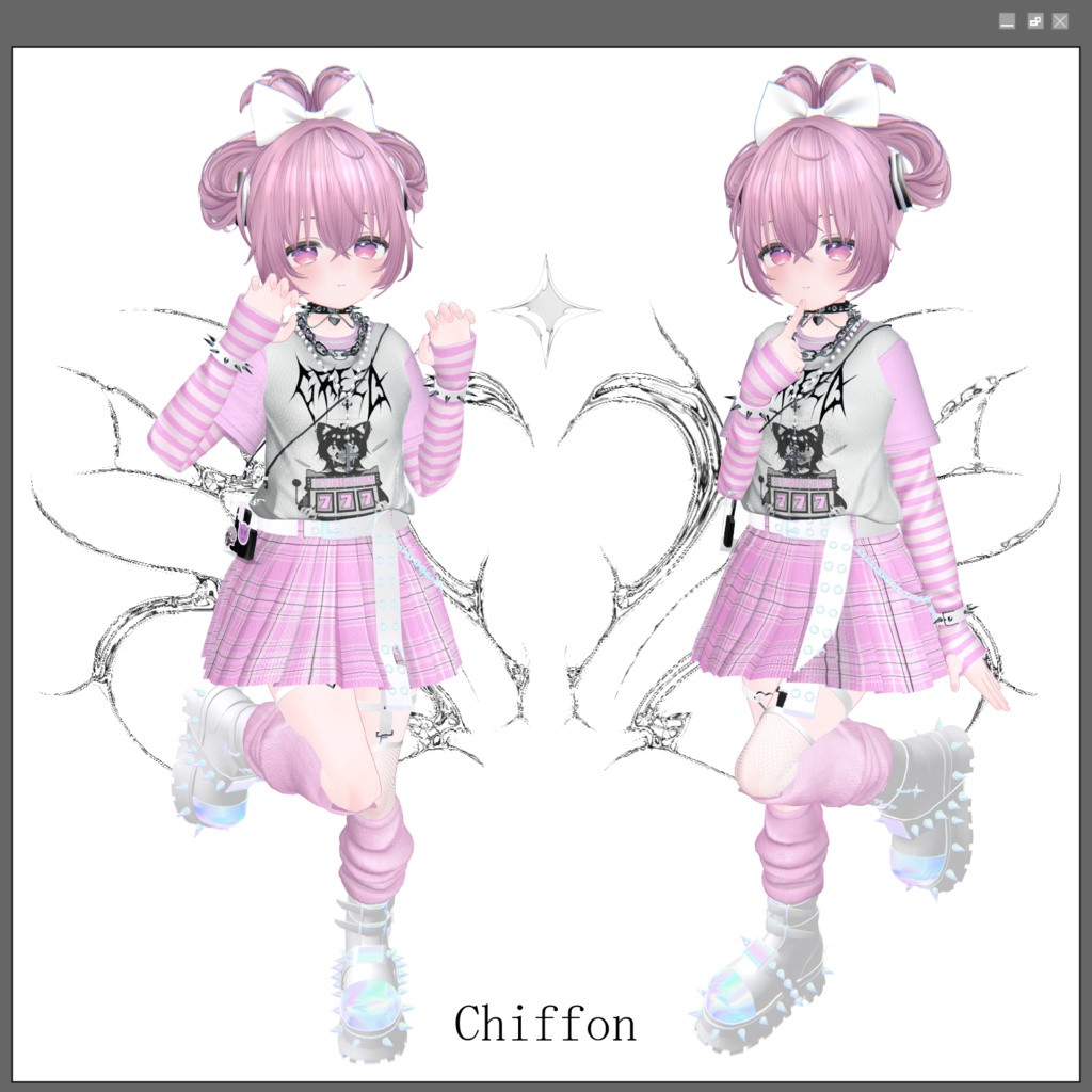 【複数アバター対応】SubcalPunk☆Tokyo【VRChat】