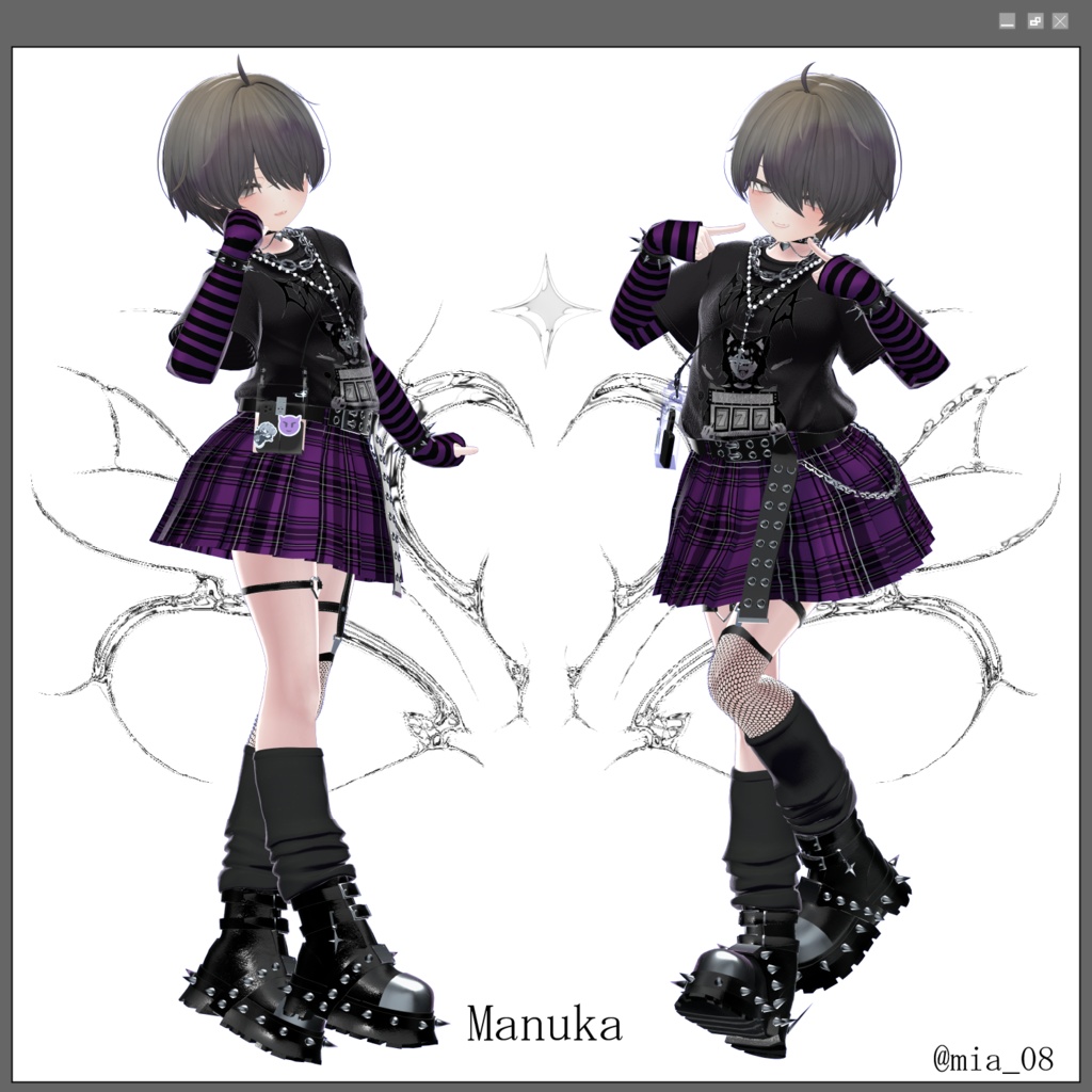 【複数アバター対応】SubcalPunk☆Tokyo【VRChat】