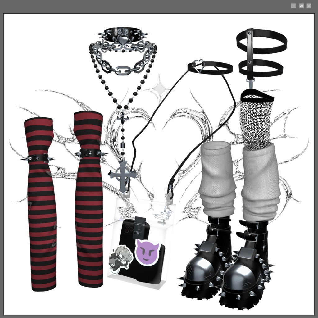 【複数アバター対応】SubcalPunk☆Tokyo【VRChat】