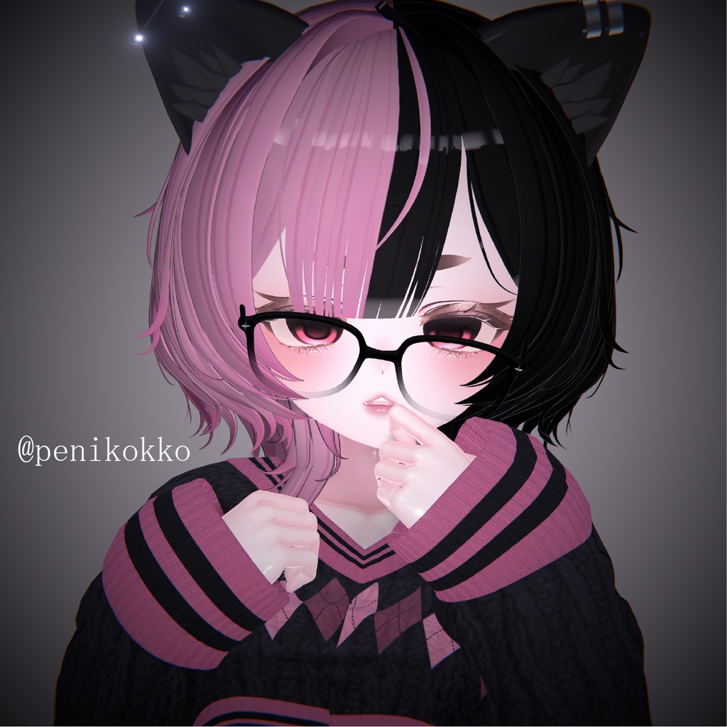 【複数アバター対応】Natural Short Wolf【VRChat】