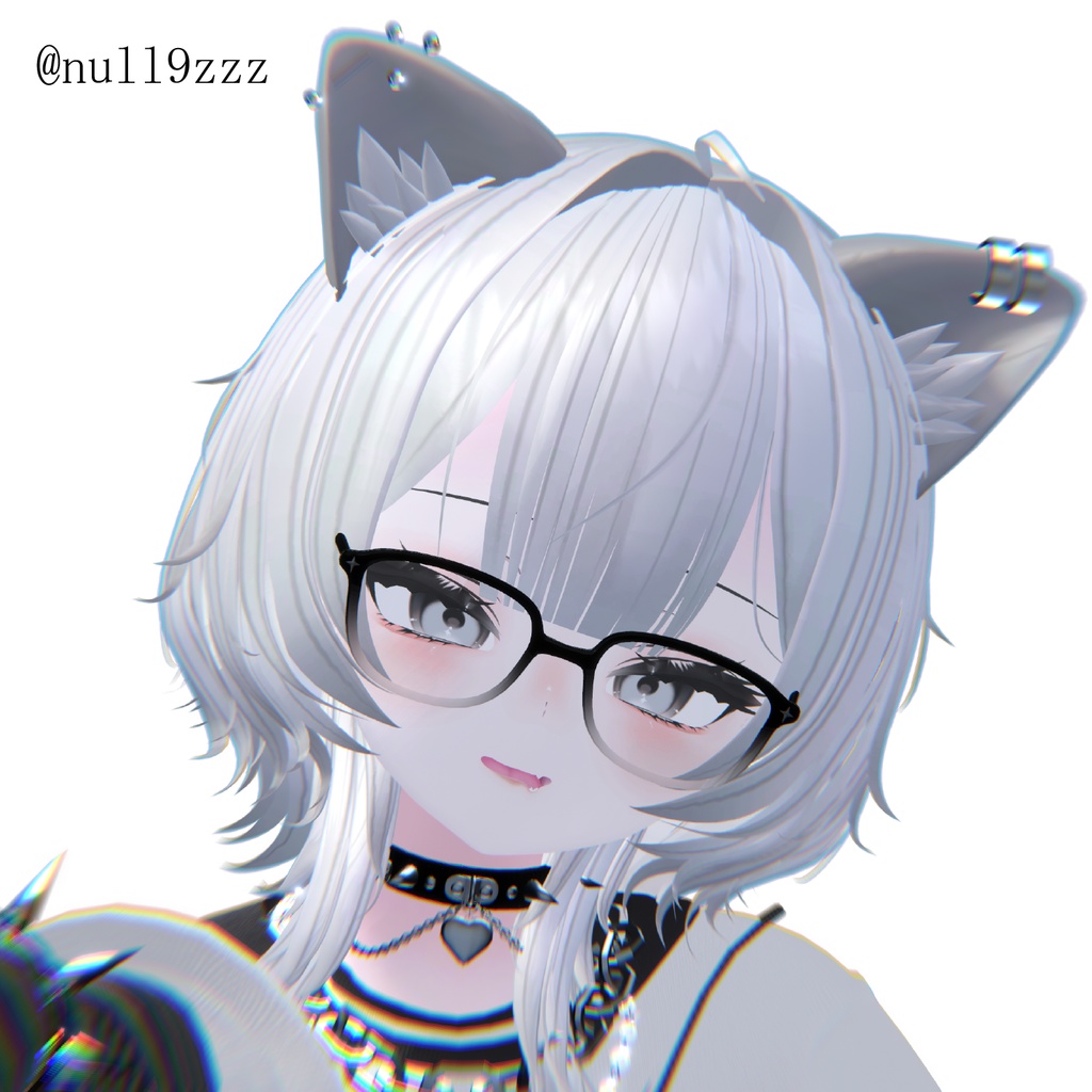 【複数アバター対応】Natural Short Wolf【VRChat】