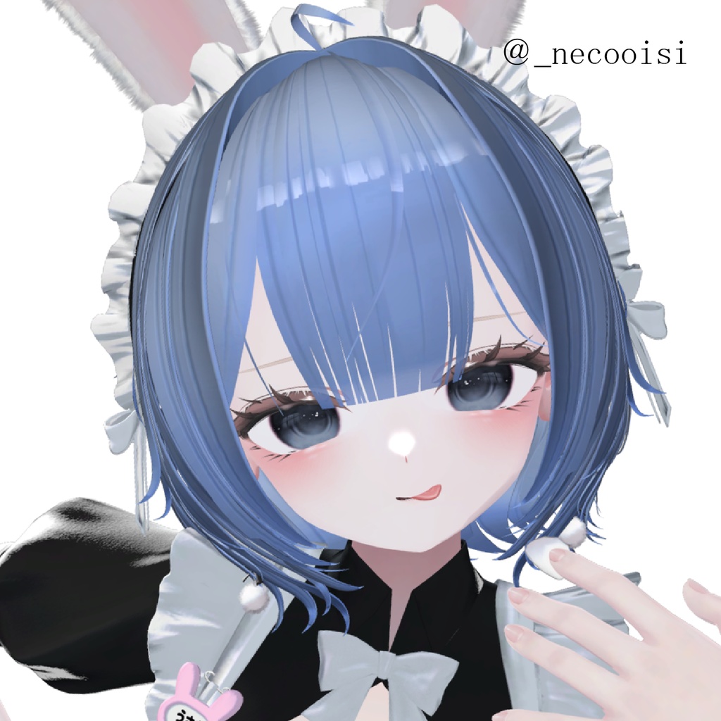 【複数アバター対応】Natural Short Wolf【VRChat】