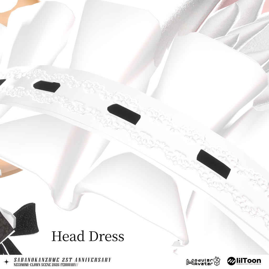 【期間限定無料】2st Anniversary Accessory【VRChat】