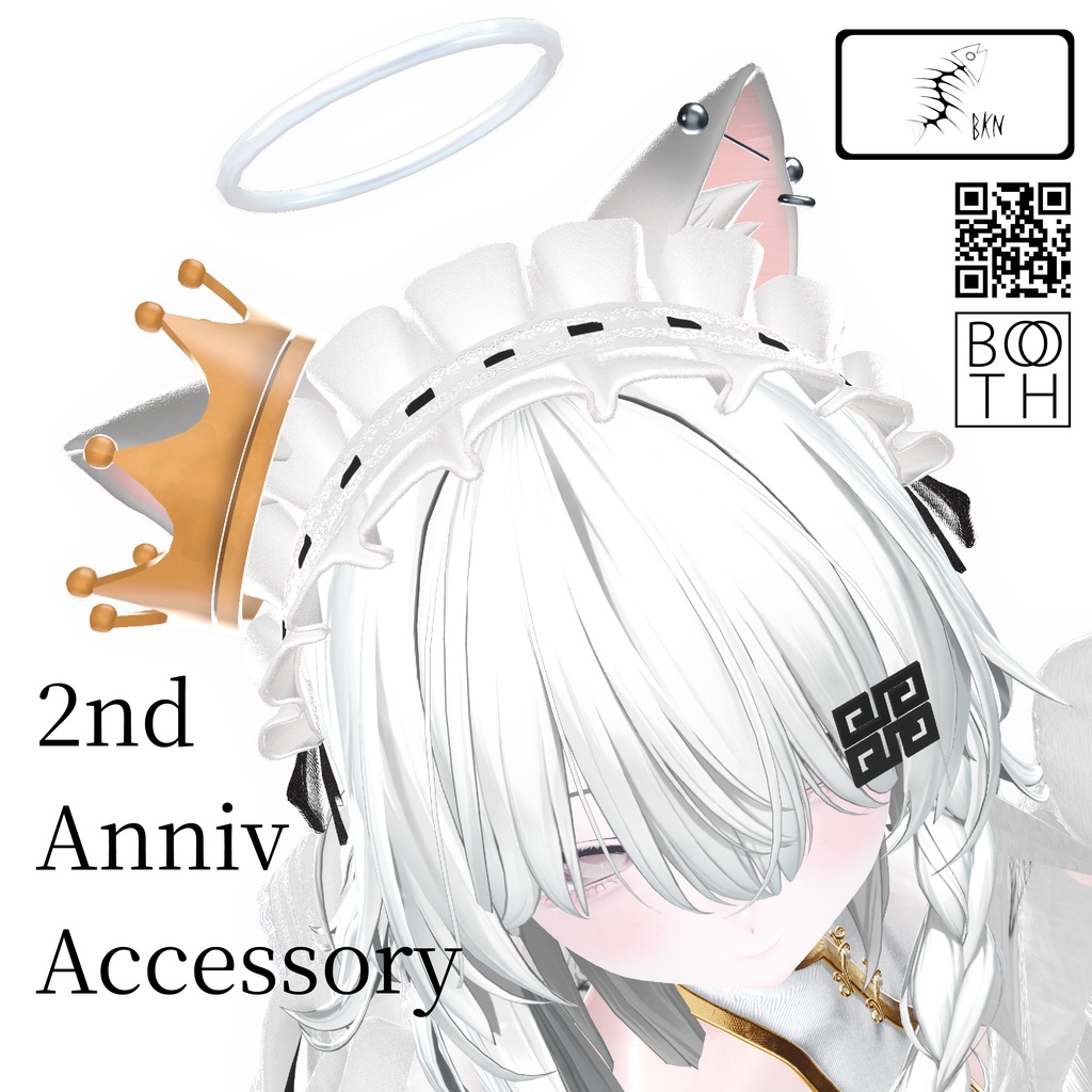 【】2nd Anniversary Accessory【VRChat】