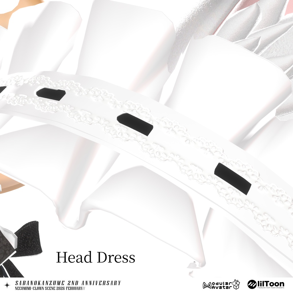 【】2nd Anniversary Accessory【VRChat】