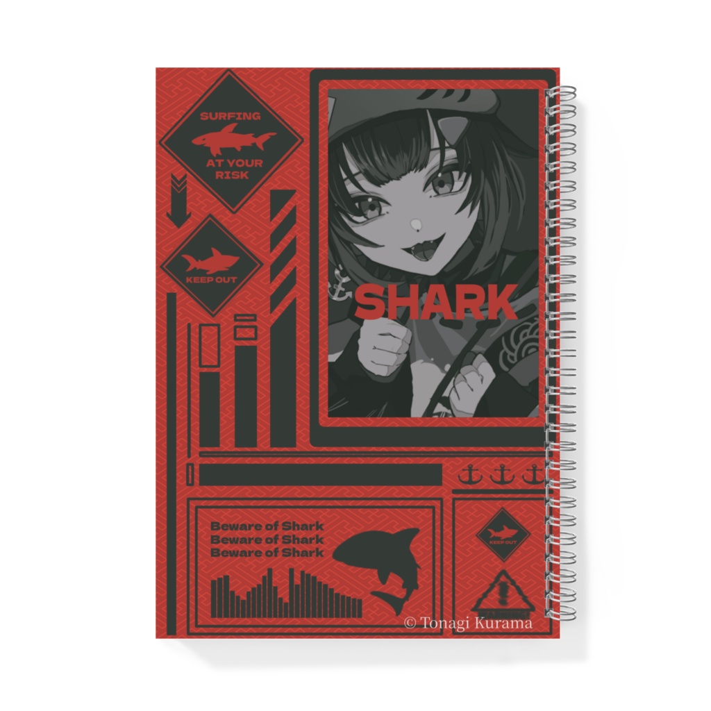 オリキャラ『しゃー子』 リングノート(原宿に出没…!?)