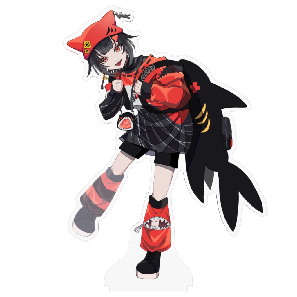 オリキャラ『しゃー子』 アクリルスタンド(原宿に出没…!?)